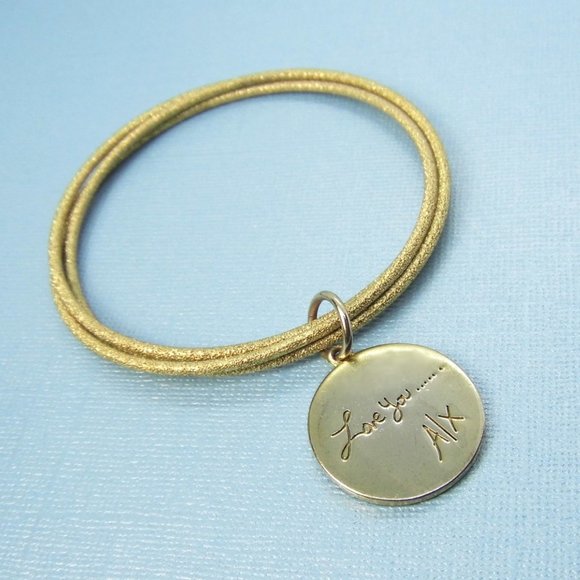 ARMANI A|X triple Bangle Charm Bracelet - Picture 2 of 5